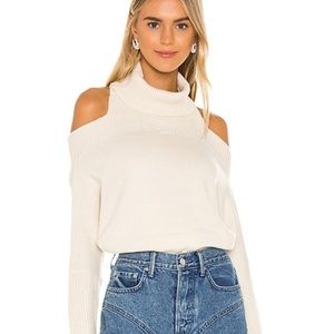 Lovers + Friends Anisa Turtleneck Sweater Top cutout Revolve